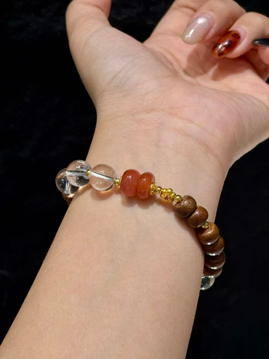 Sandalwood Clarity Fortune Bracelet 02158