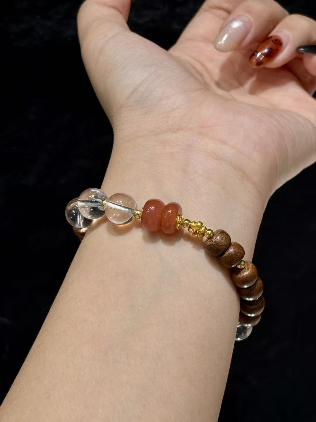 Sandalwood Clarity Fortune Bracelet 02158