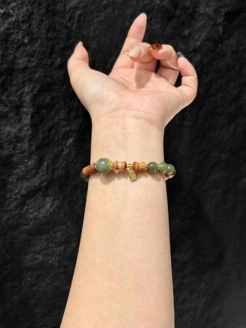 Forest Ritual Jade Bracelet 02202
