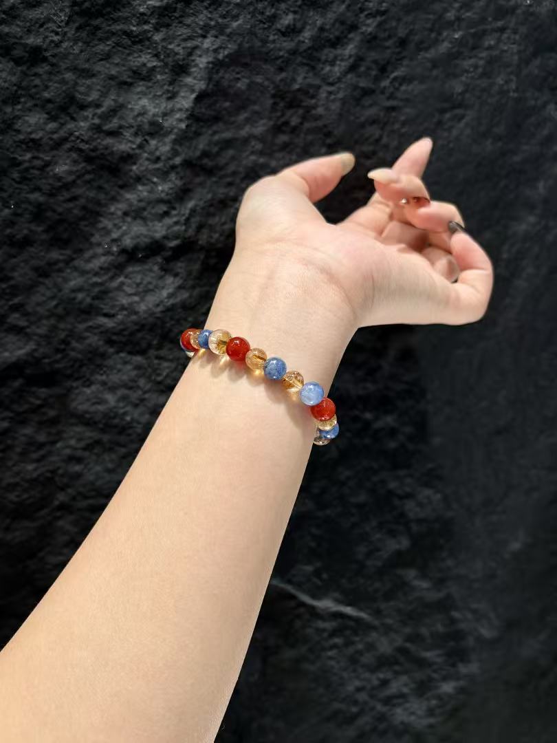 Radiant Tricolor Harmony Bracelet 02223