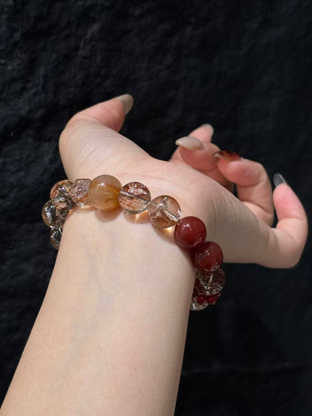 Aurora Garnet Radiance Bracelet 02239