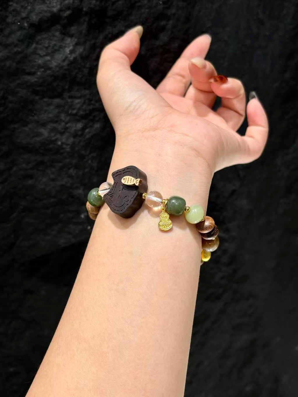 Hetian Harmony Bracelet 02199