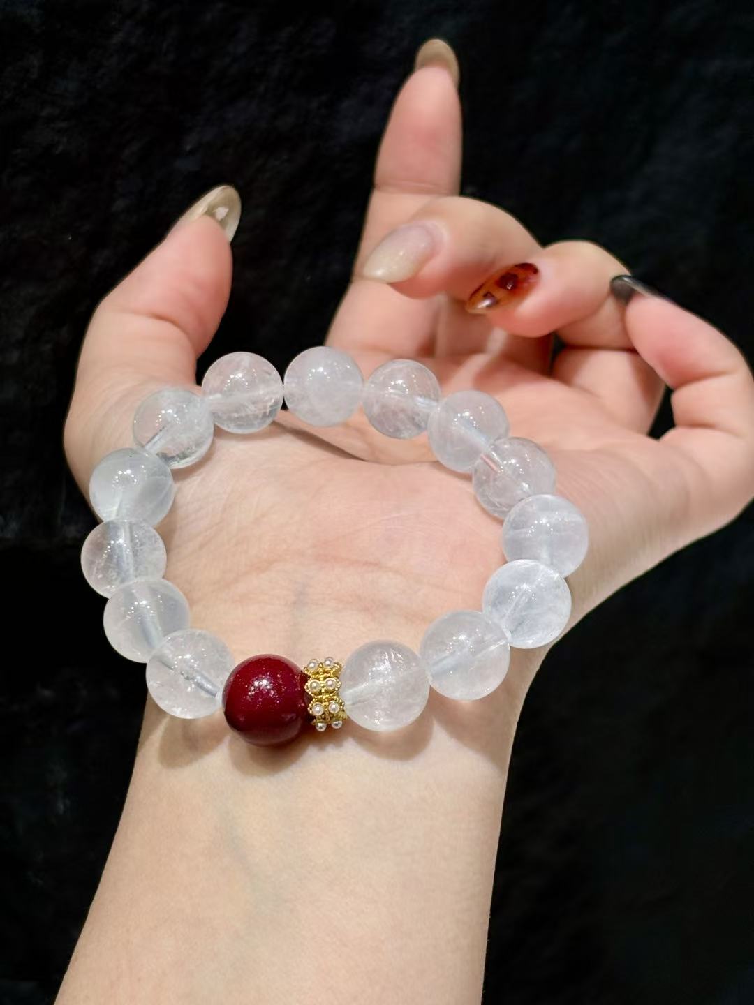 Crimson Moon Whisper Bracelet 02163