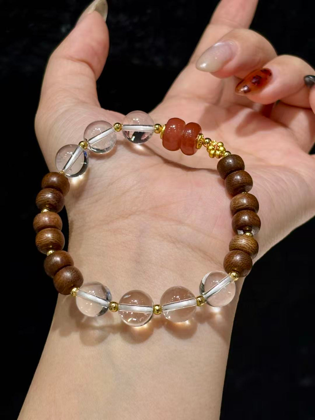 Sandalwood Clarity Fortune Bracelet 02158