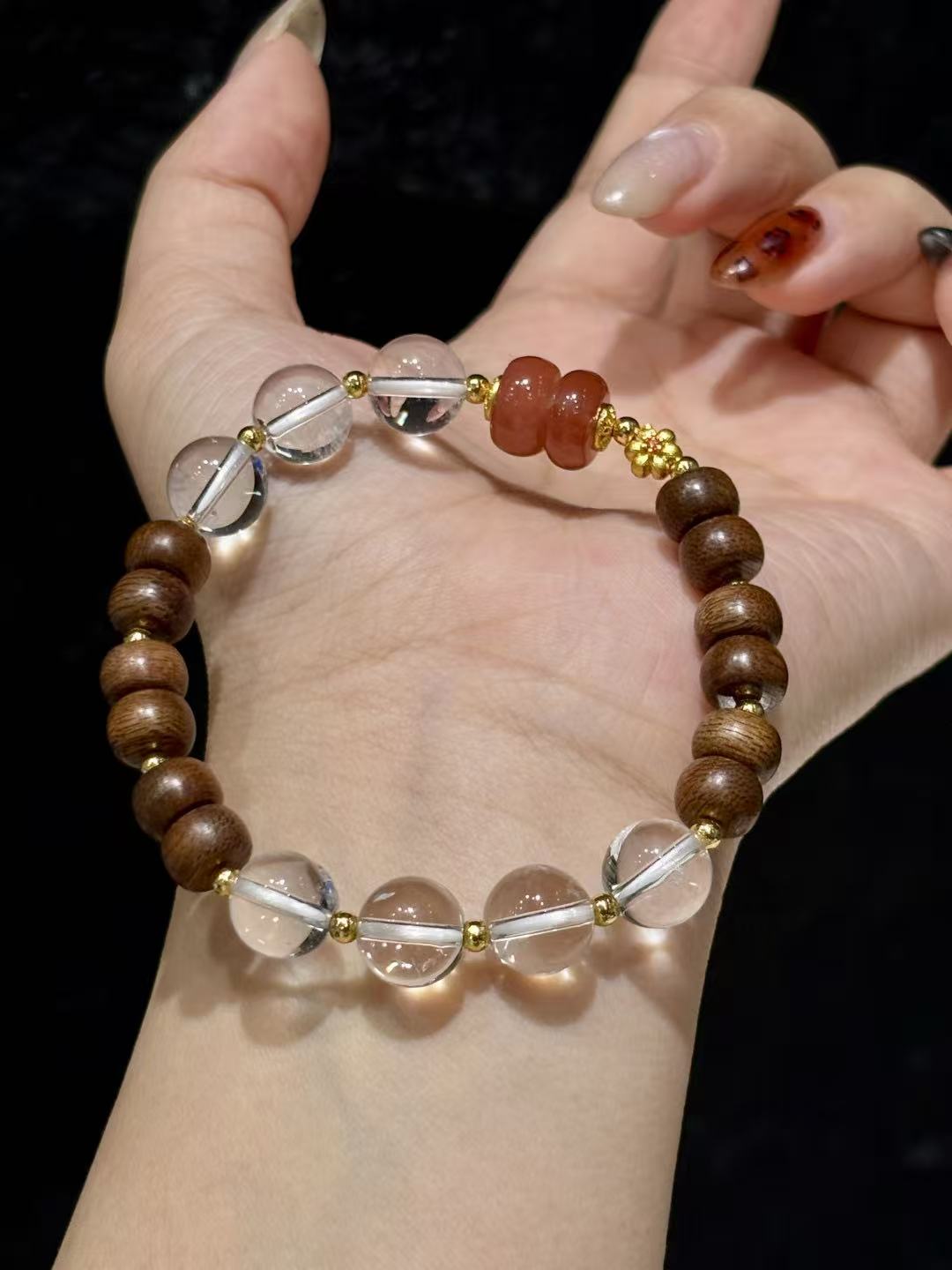 Sandalwood Clarity Fortune Bracelet 02158