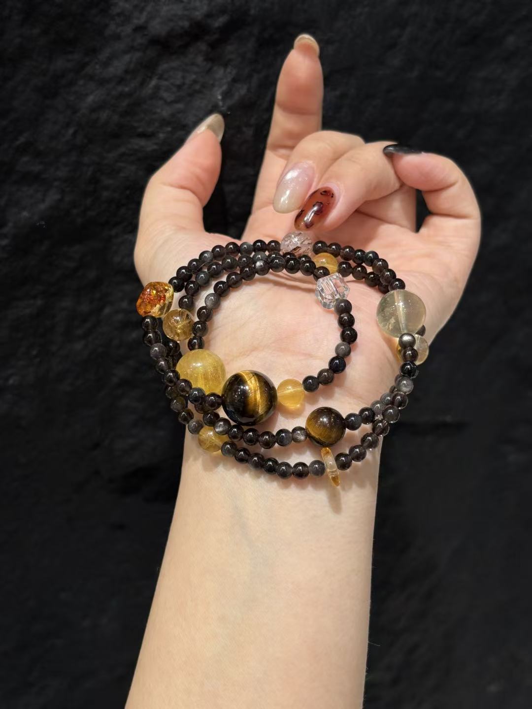 Aurelius Solar Obsidian Harmony Bracelet 02084