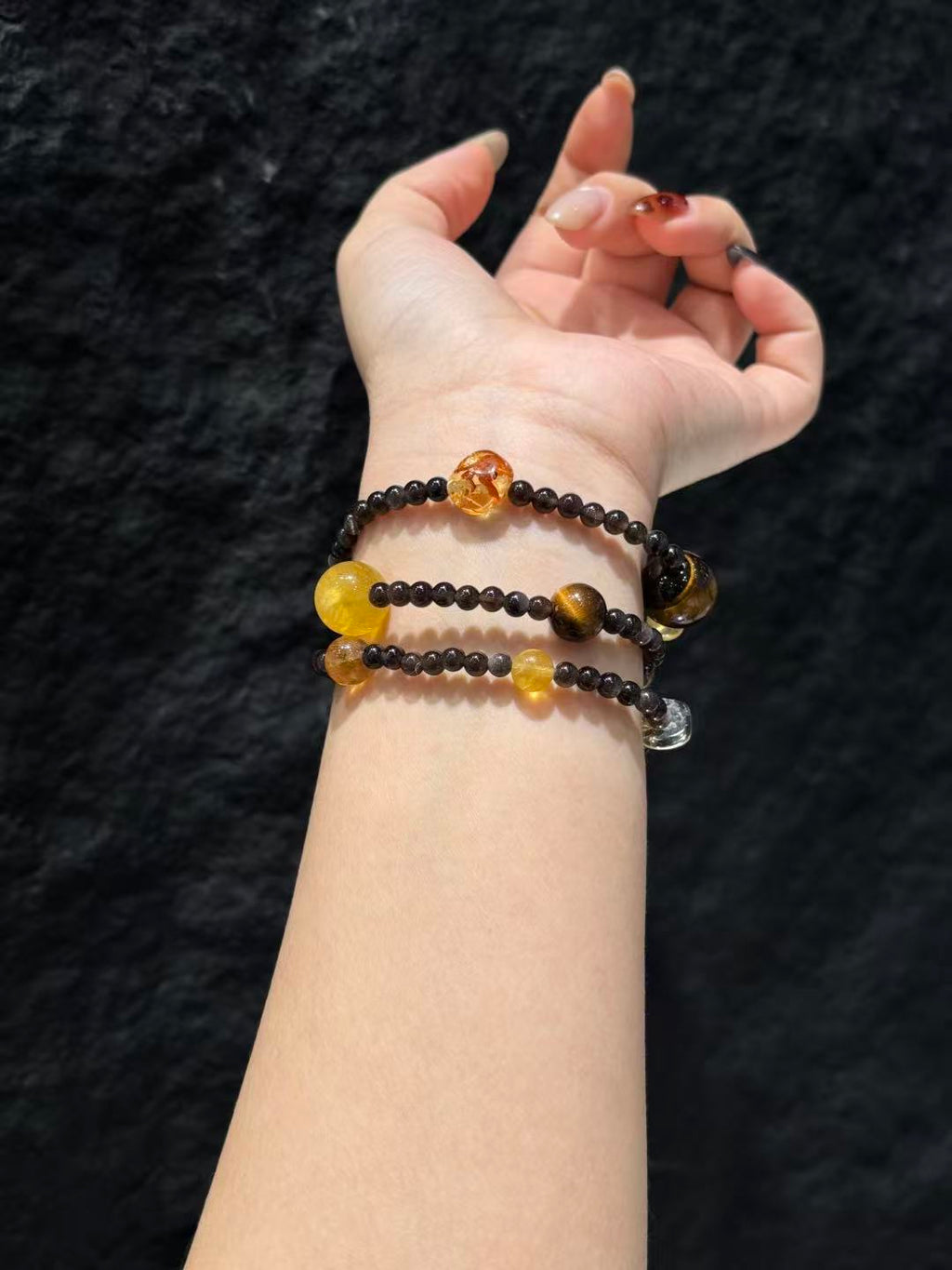 Aurelius Solar Obsidian Harmony Bracelet 02084