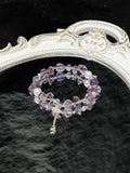 Amethyst & Pearl Radiance Bracelet – 9mm & 8mm 02207