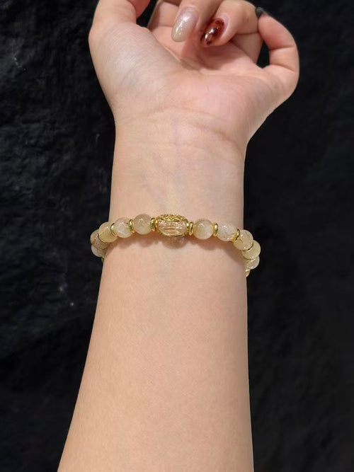Aurelia Golden Rutilated Harmony Bracelet 02111