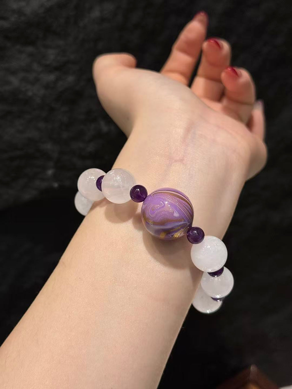 Imperial Violet Aura Bracelet 02229