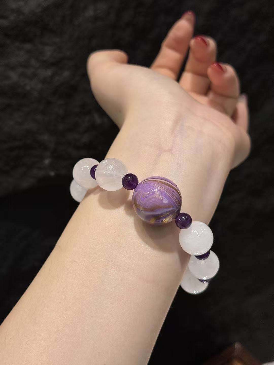 Imperial Violet Aura Bracelet 02229