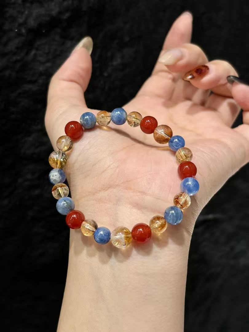 Radiant Tricolor Harmony Bracelet 02223