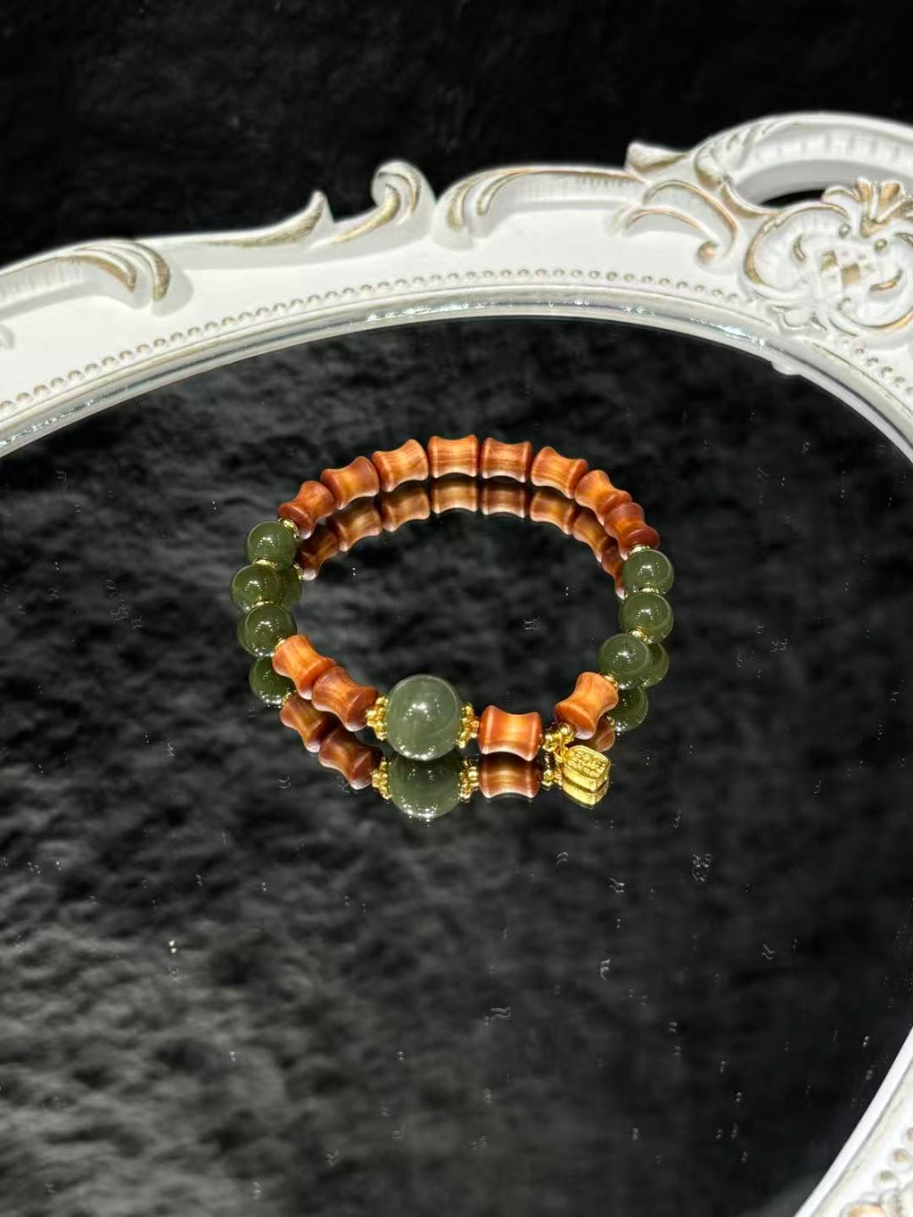 Forest Ritual Jade Bracelet 02202